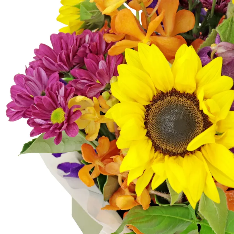 Цветы в коробке 