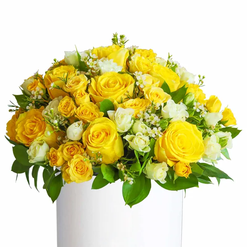 Цветы в коробке 