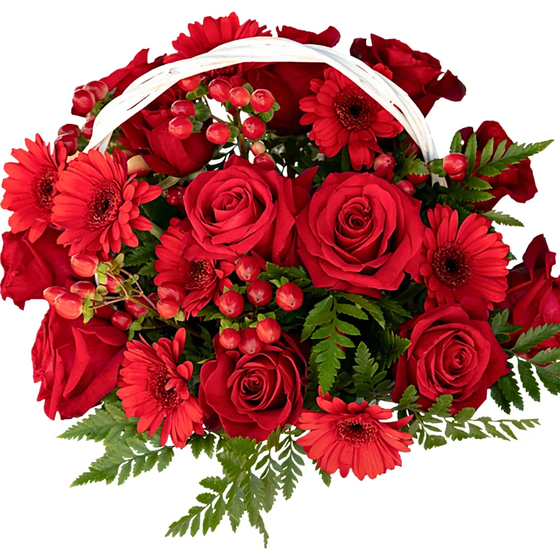 Корзина с цветами 